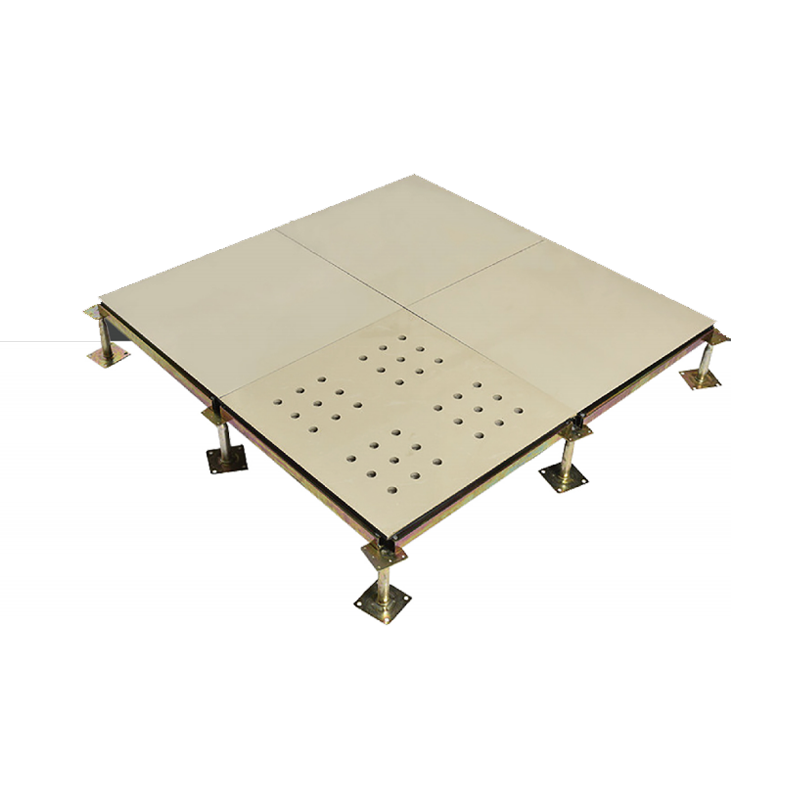 All Steel Anti-Static Air Flow Access Floor With Ceramic Covering